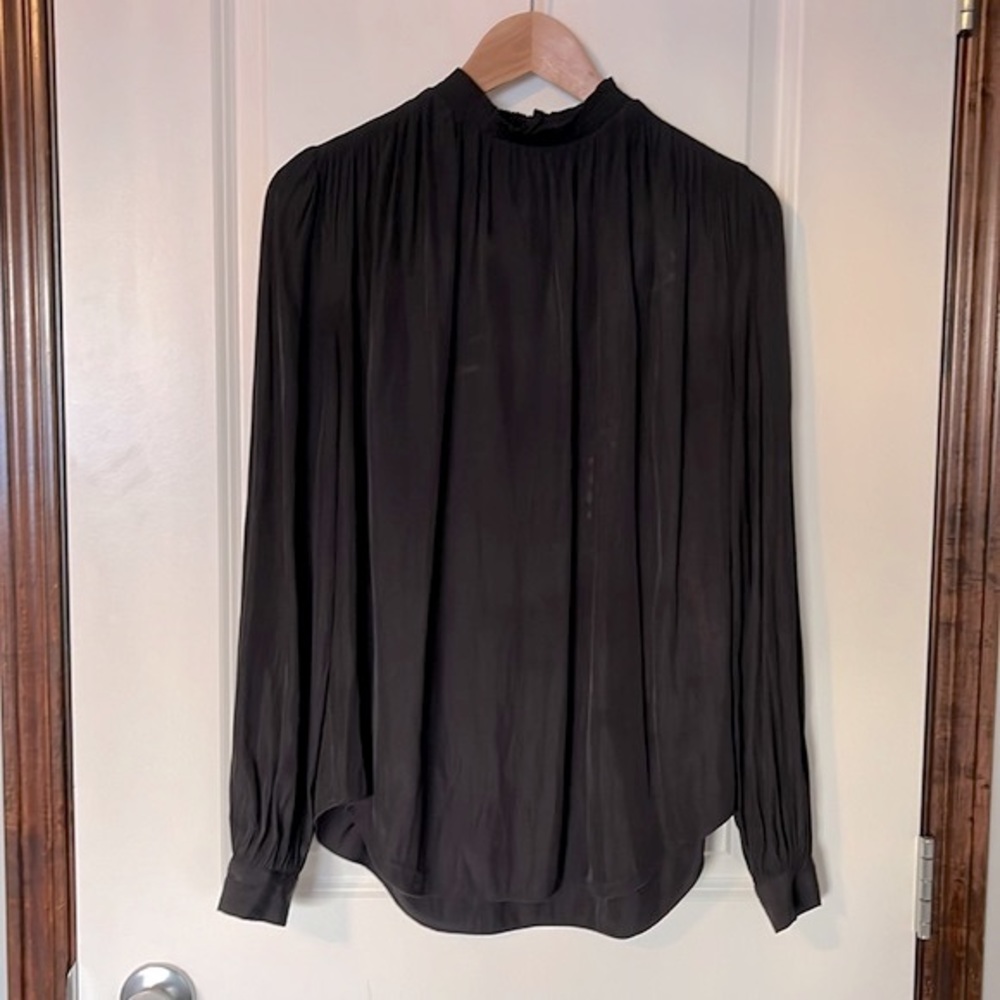 Wilfred Romanic Black Blouse